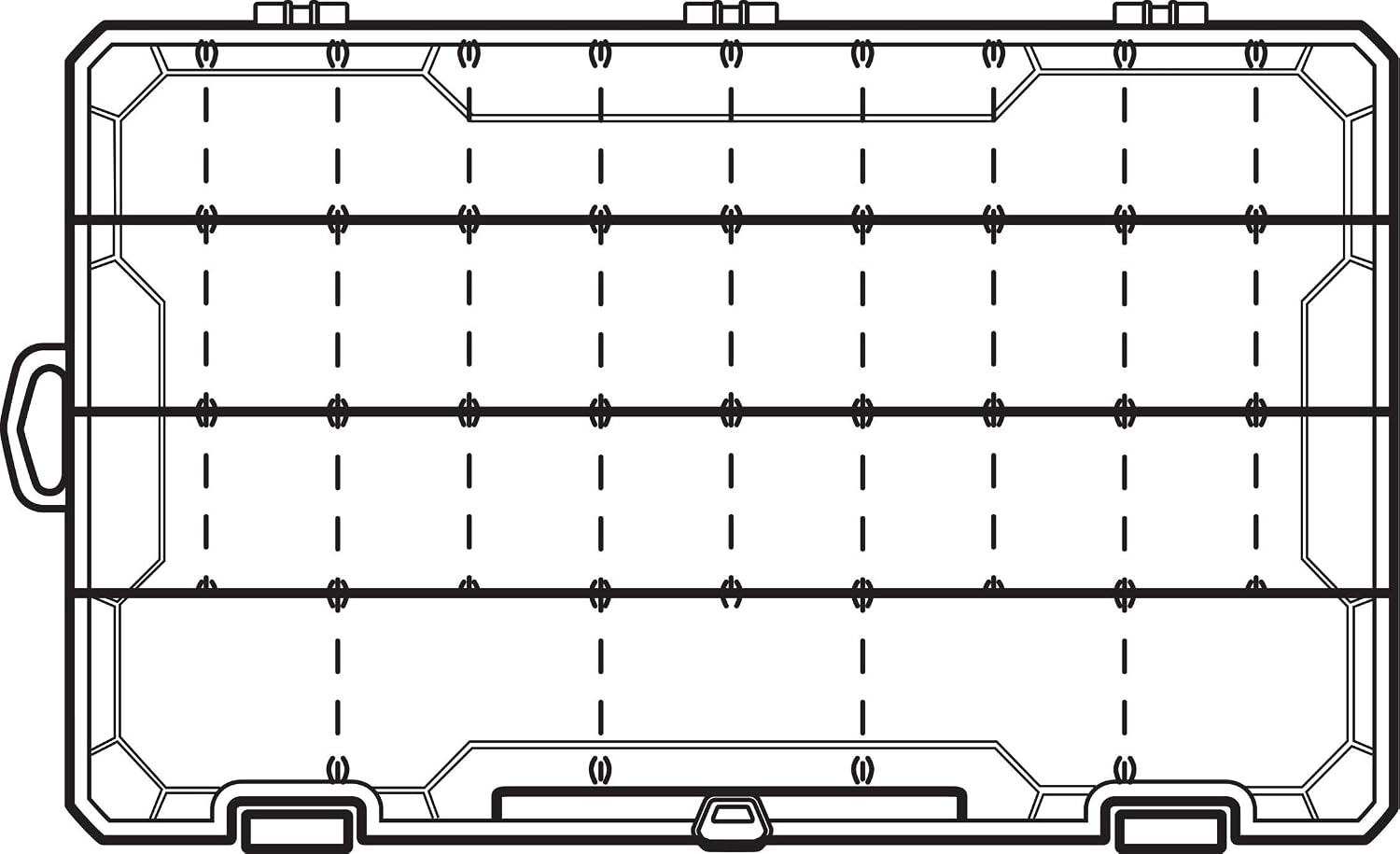 Flambeau Outdoors 5007 Tuff Tainer, 36 Compartments, 18 Zerust Dividers