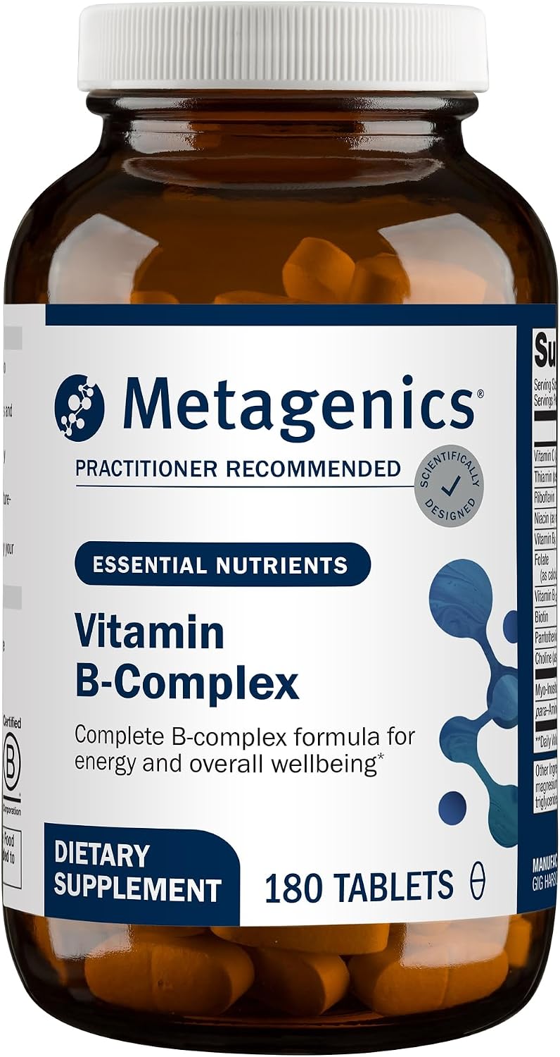 Metagenics Vitamin B-Complex Active B6 & B12 with Folate, 180 Tablets