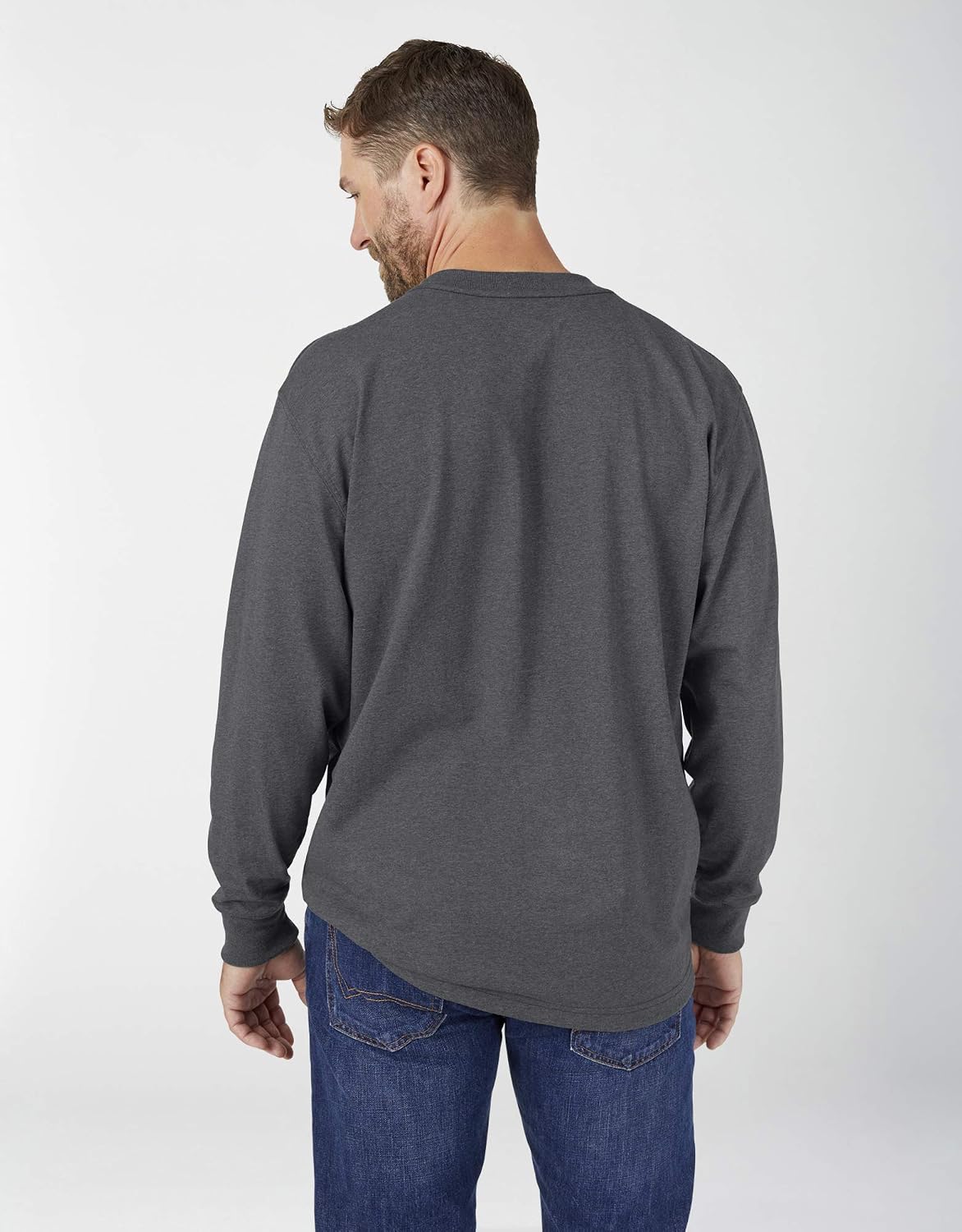 Dickies Men's Heavyweight Long Sleeve Pocket T-Shirt