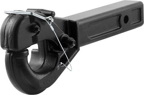 CURT 48004 Receiver-Mount Pintle Hook for 2-1/2" Lunette Rings