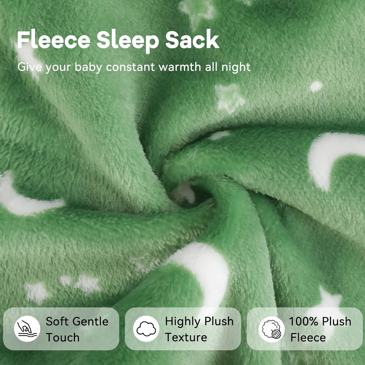 Unnivoll Baby Sleep Sack 18-24 Months Fleece 2.0 TOG Baby Wearable Blanket