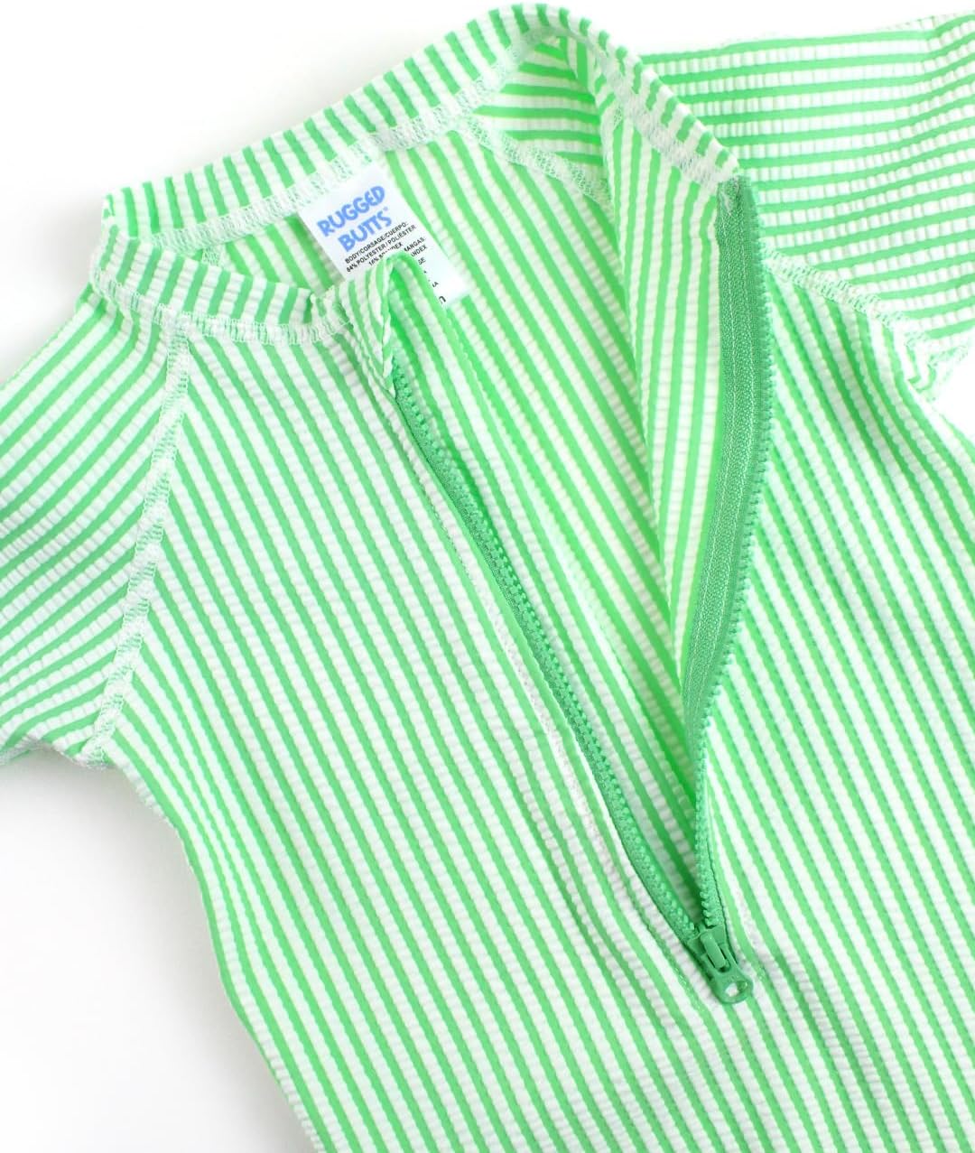 RUGGEDBUTTS Baby Boy Rash Guard Striped - One Piece Sunsuit UPF 50+