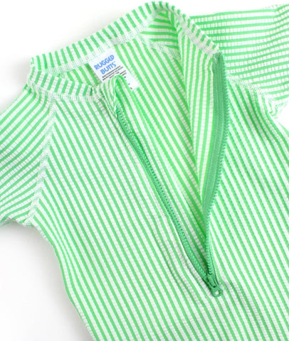 RUGGEDBUTTS Baby Boy Rash Guard Striped - One Piece Sunsuit UPF 50+