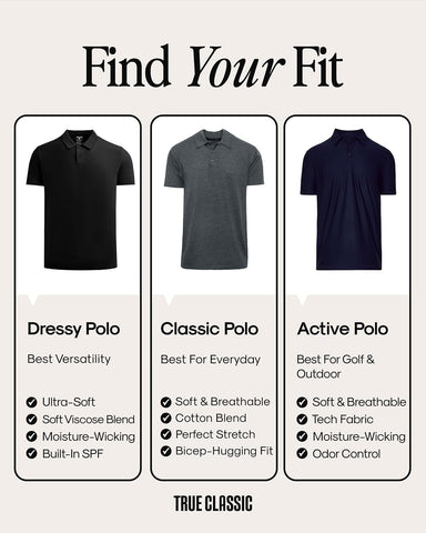 True Classic Mens Novelty Polo Shirts