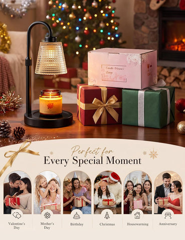 Candle Warmer Lamp with Timer Home Decor Birthday Gifts for Women