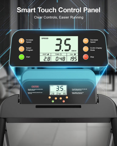 Treadmills for Home, Walking Pad with Incline, Caminadoras para Hacer Ejercicio, 0.6-6.2 MPH Portable Foldable Under Desk Caminadora, Eléctrica Casa Tredmill, Folding Compact Running Machine