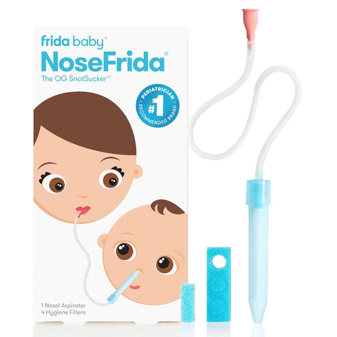 Frida Baby NoseFrida SnotSucker Nasal Aspirator for Baby, 4 Hygiene Filters