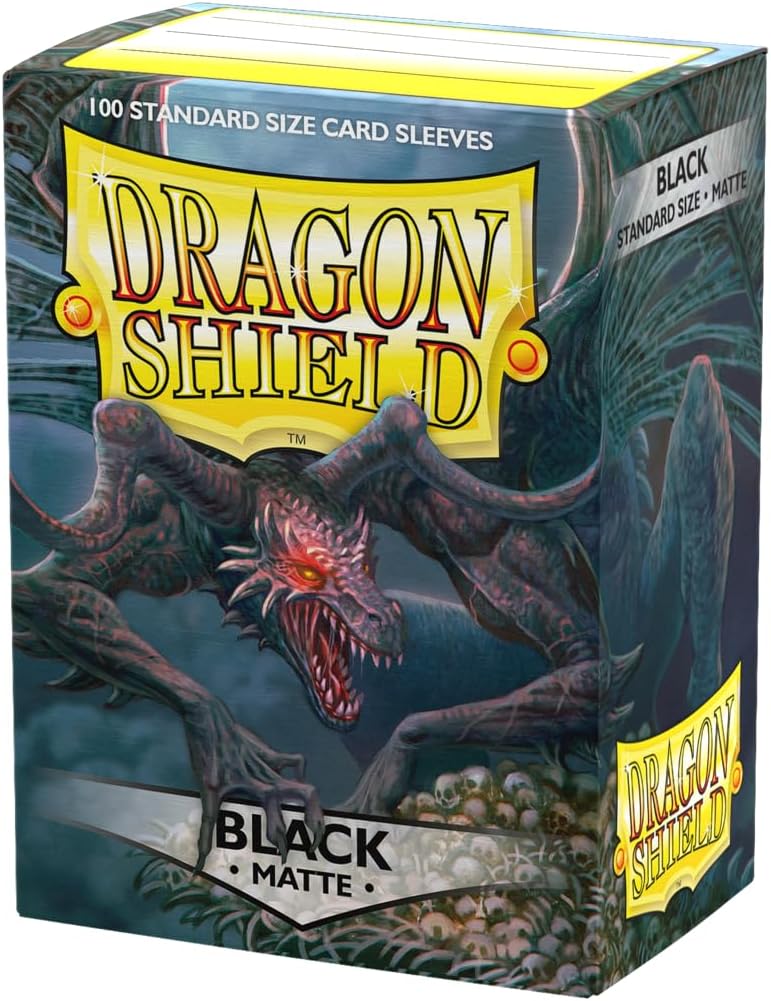 Arcane Tinmen Dragon Shield Matte Night Blue Card Sleeves (100), Polypropylene, 120 μm Quality Thickness, Fits 75+ Single Sleeved Cards or 65+ Double Sleeved Cards