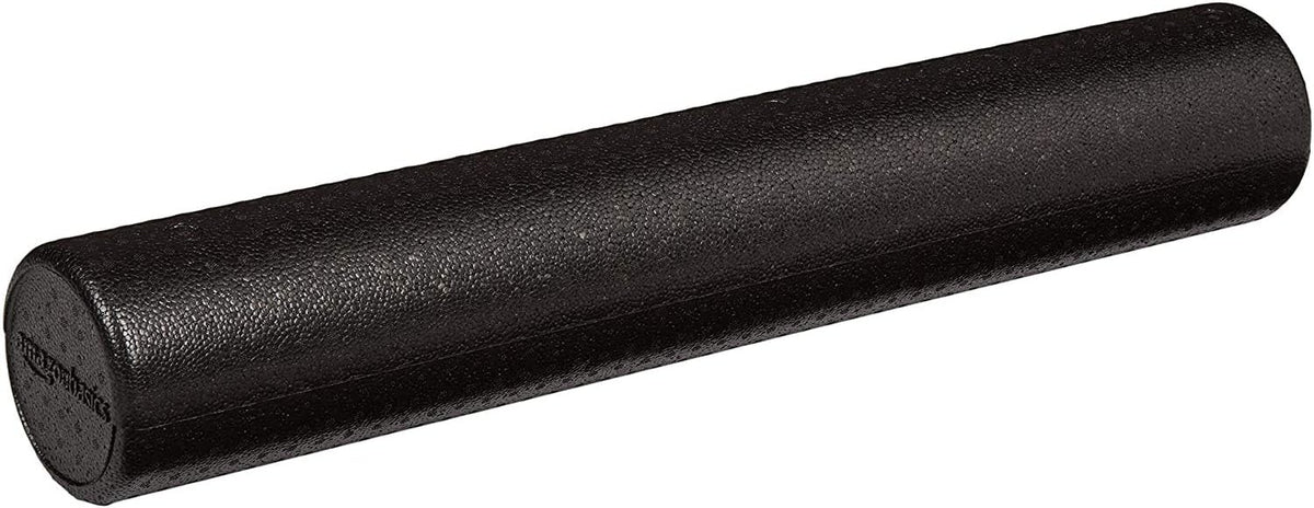 Amazon Basics High-Density Foam Roller for Exercise, Stretching and Muscle Recovery, 36 Inches, Black