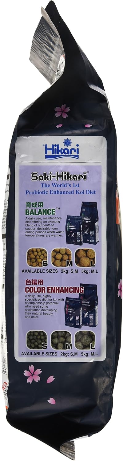 Saki-Hikari 4.4-Pound Multi-Season Floating Pellets for Pets, Medium
