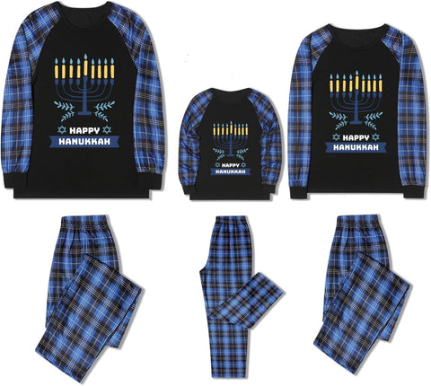 Hanukkah Pajamas for Family Hanukkah Family Pjs Matching Sets With Pocket