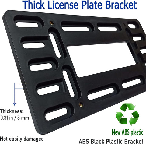 BGGTMO Front License Plate Mounting Kit- License Plate Bracket Holder