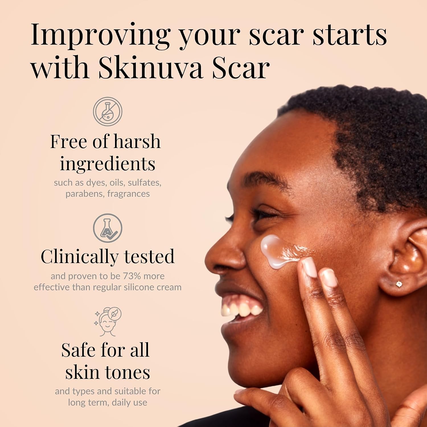 Skinuva® Scar Cream for Face & Body (1 oz)