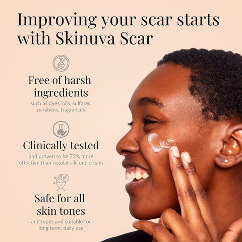 Skinuva® Scar Cream for Face & Body (1 oz)