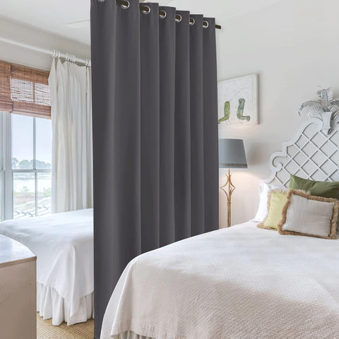 RYB HOME Portable Room Divider Curtain for Apartment Rental Studio Dorm