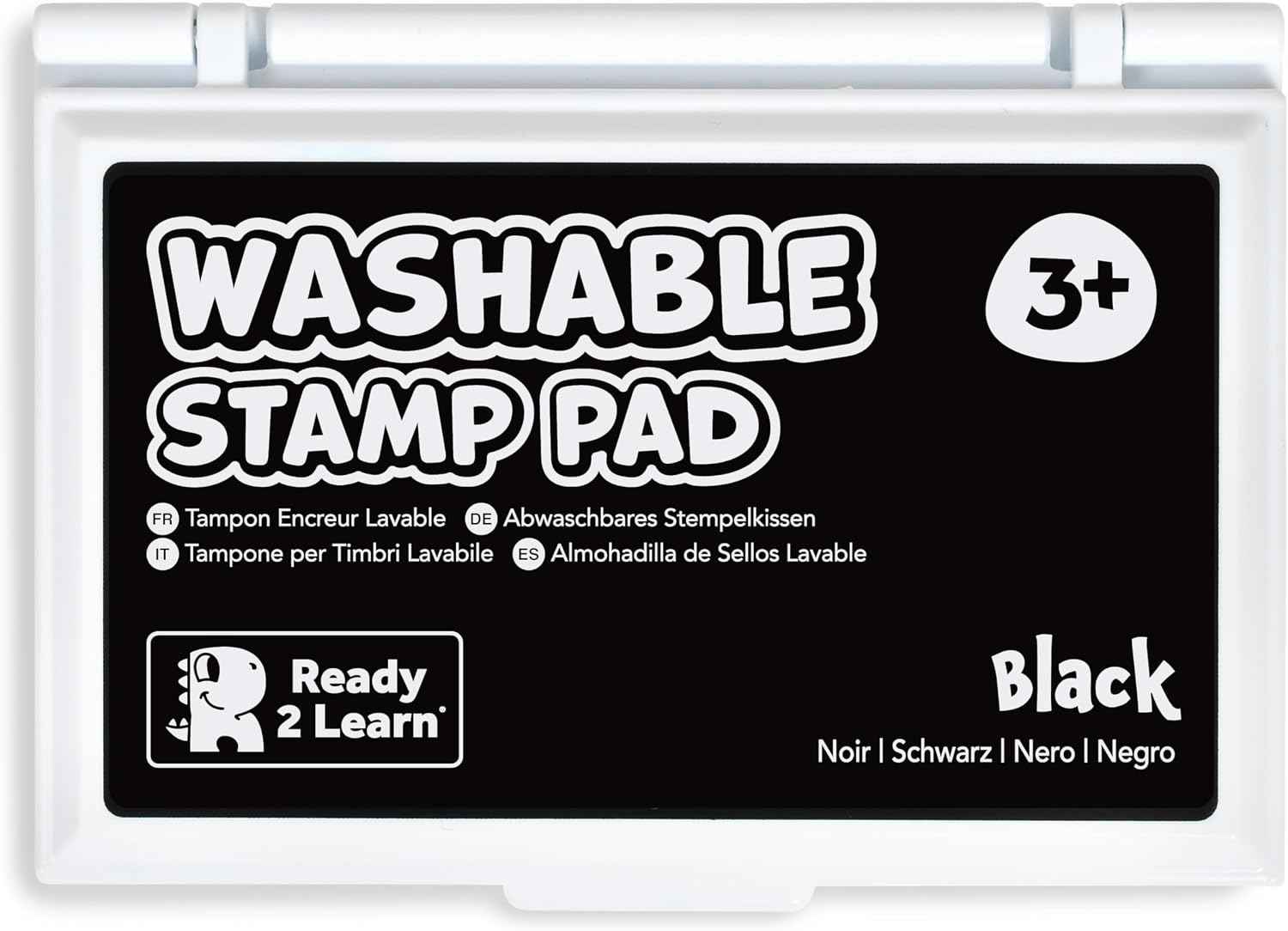 Ready 2 Learn Washable Stamp Pad for Kids, Black