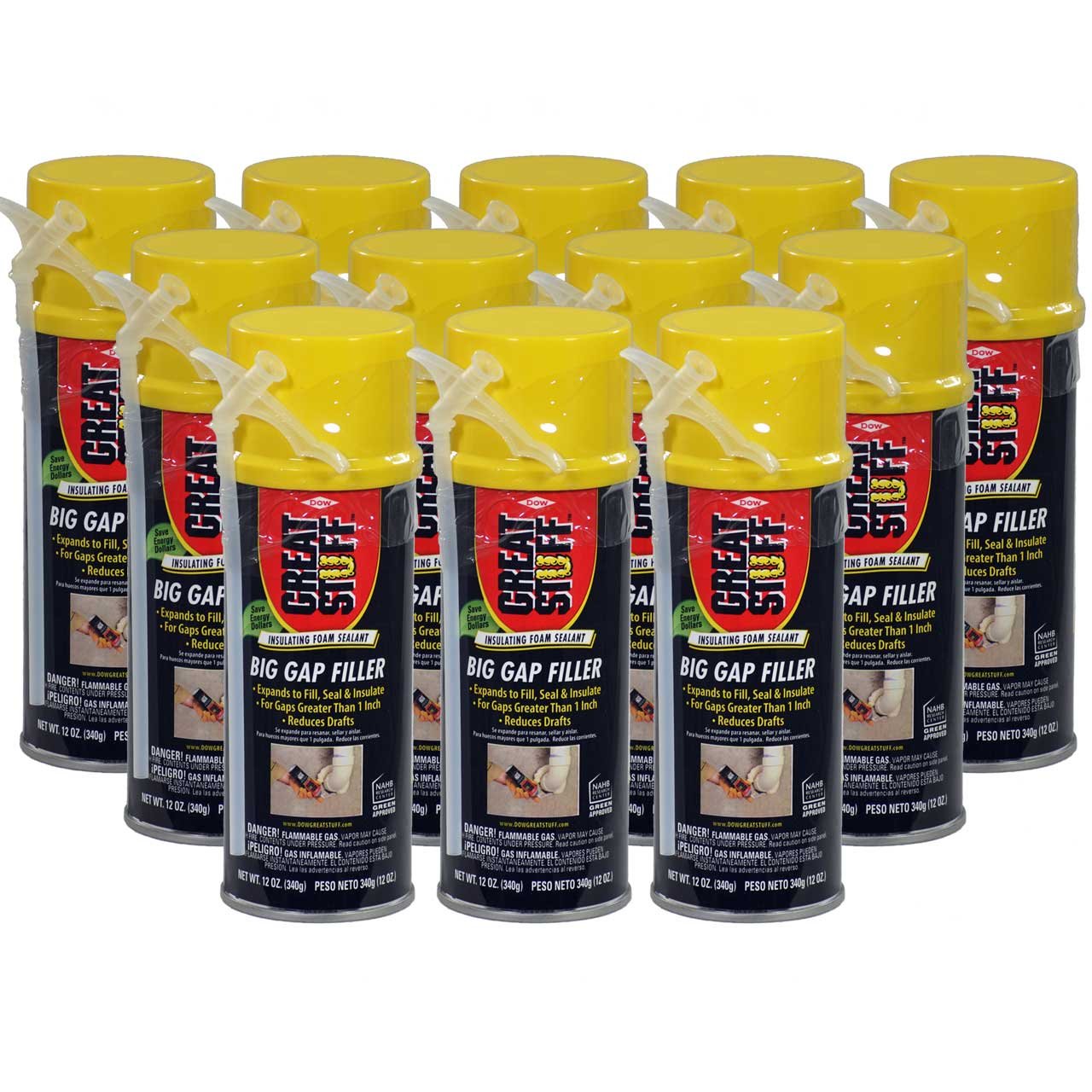 Great Stuff Big Gap Filler - 12 oz Cans - Full Case (12 cans)