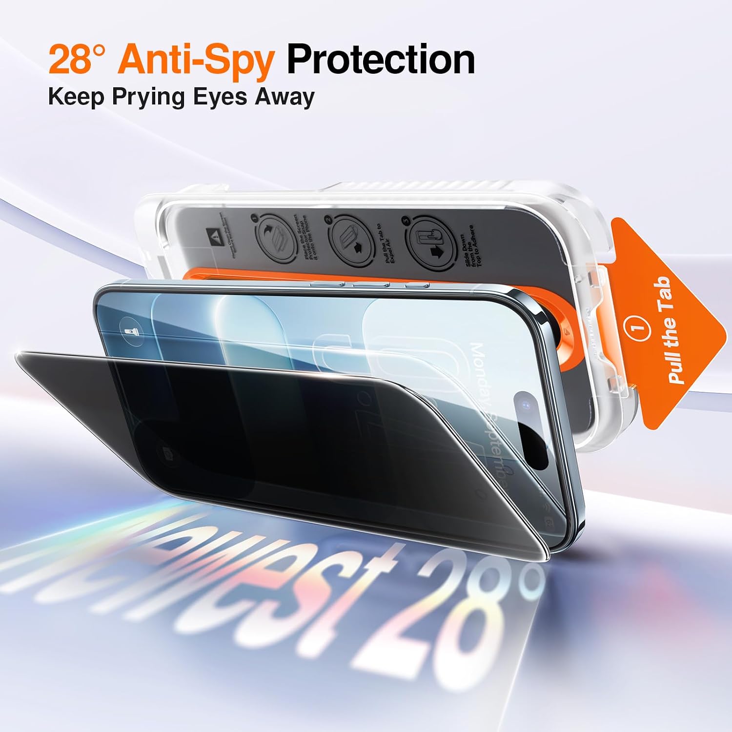 SMARTDEVIL 2 Pack Privacy Screen Protector for iPhone Air