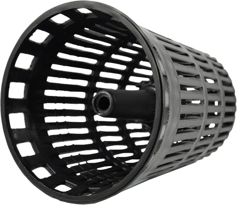 Danco Shower Hair Catcher Baskets, 6-Pack, Black (10739P)