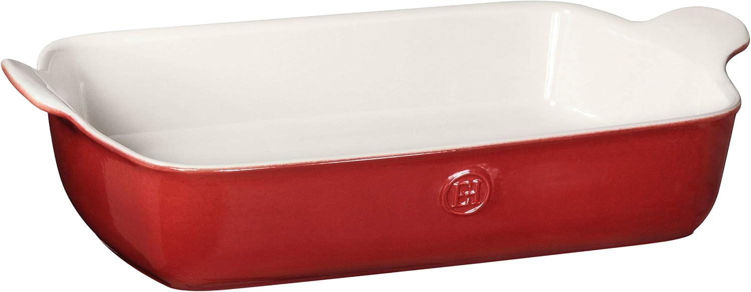 Emile Henry Modern Classics 13" x 9" Ceramic Rectangular Baker, Sugar