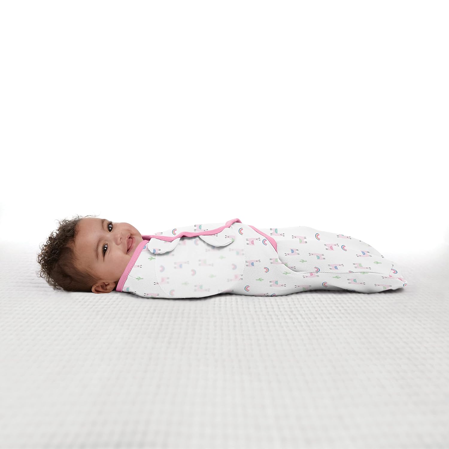 SwaddleMe Original Swaddle - Size Small/Medium, 0-3 Months, 1-Pack (Lil Llamas) Easy to Use Newborn Swaddle Wrap Keeps Baby Cozy and Secure and Helps Prevent Startle Reflex