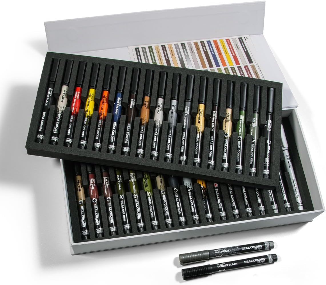 Ak Interactive - Special Box 34 Real Colors Markers