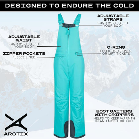 Arctix Kids Insulated Snow Bib Overalls