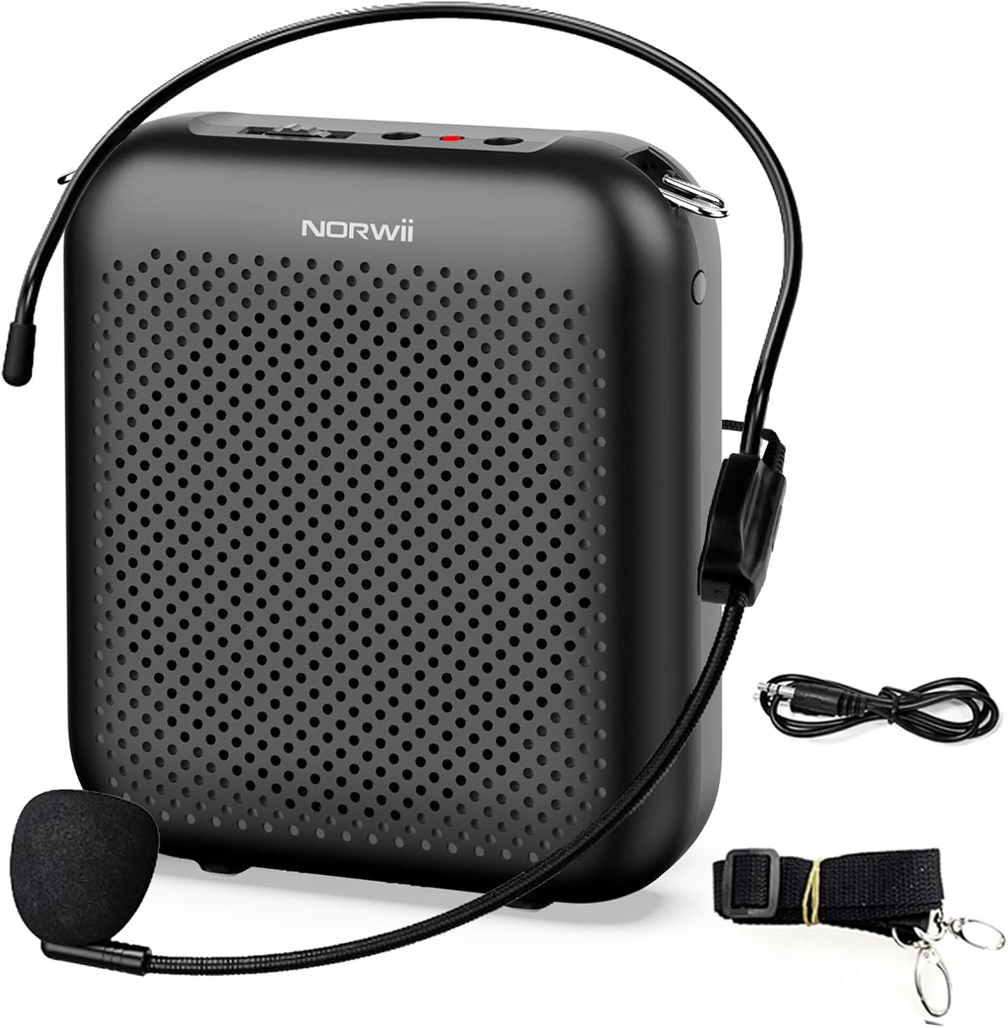 Norwii Bluetooth Voice Amplifier for Teacher with Wired Microphone Headset