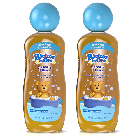 Ricitos de Oro 2-in-1 Hair & Body Wash | Chamomile | 13.5 fl oz | 2-Pack