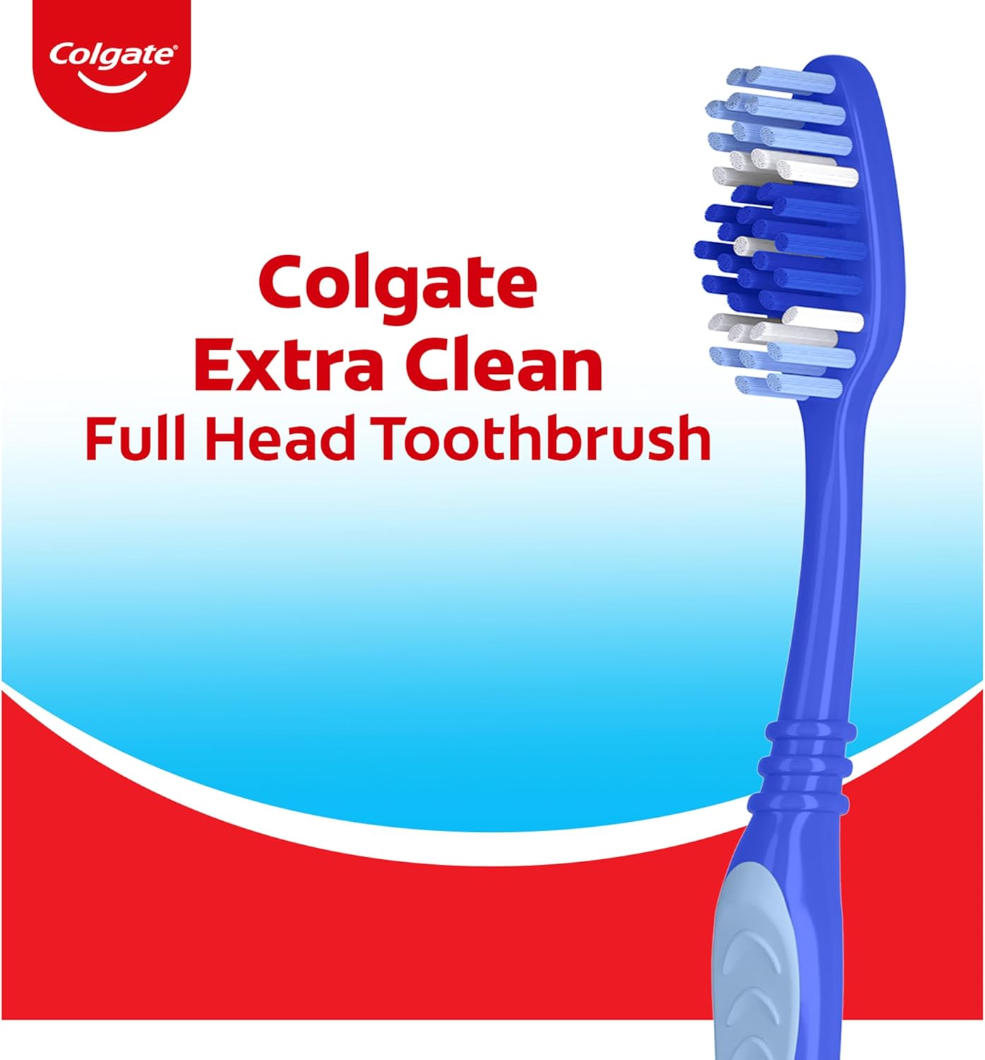 Colgate Extra Clean Medium Toothbrushes, 6 Pack