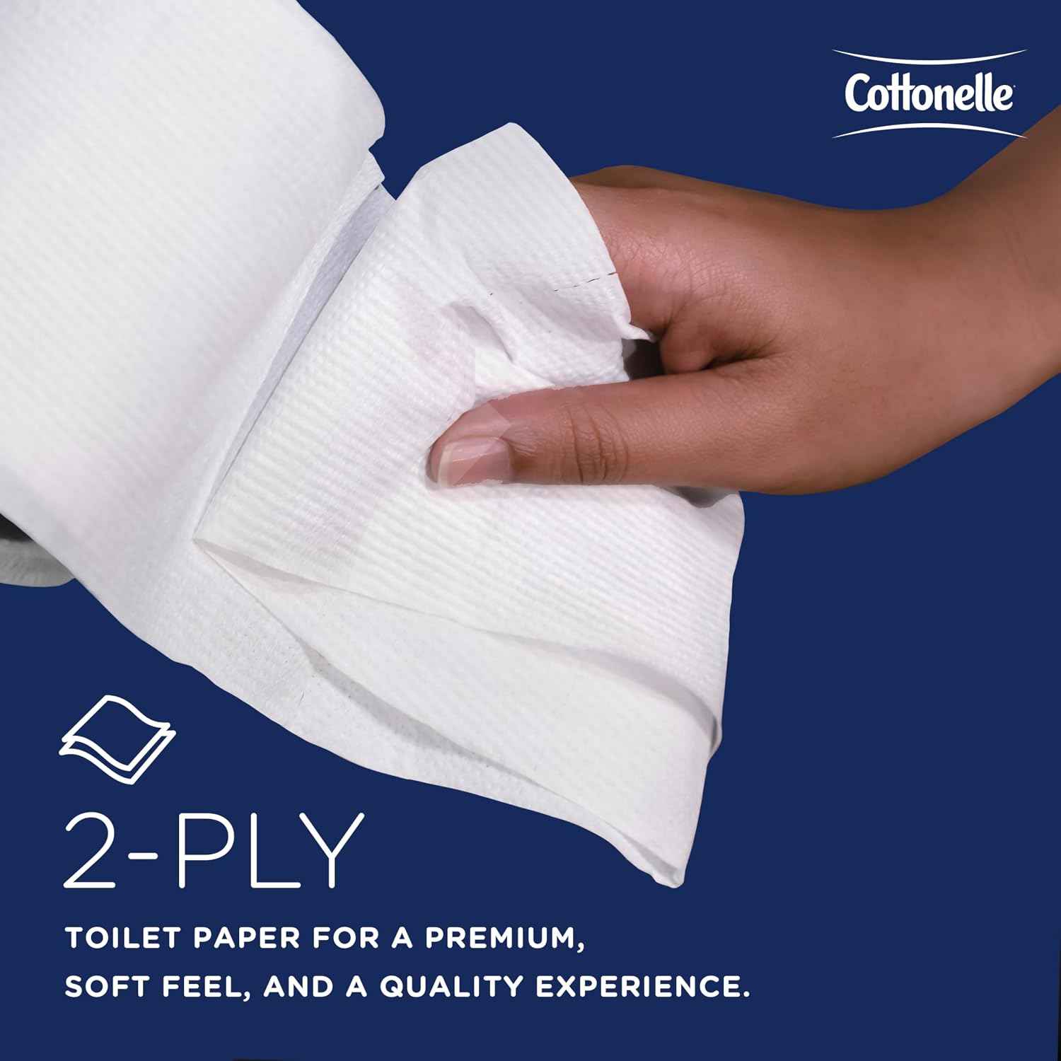 Cottonelle Professional Standard Roll Toilet Paper, Bulk, 20 Rolls (13135) | 451 Sheets/Roll, 2-Ply, Soft & Strong, Convenience Case, Premium Tier