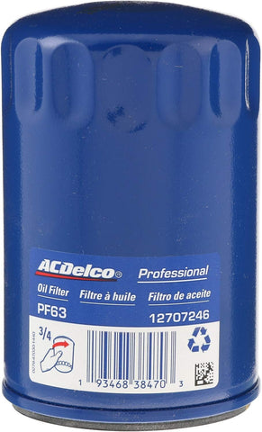 ACDelco Professional PF63F (19254710) Durapack Engine Oil Filter (Pack Of 12) (Pack of 12)