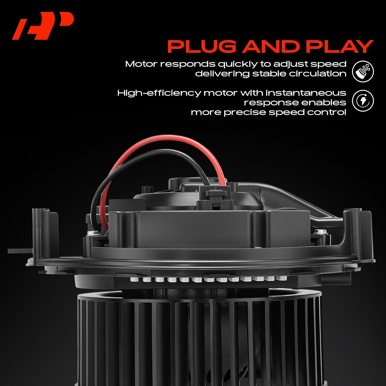 A-Premium Front HVAC Heater Blower Motor and Resistor Assembly