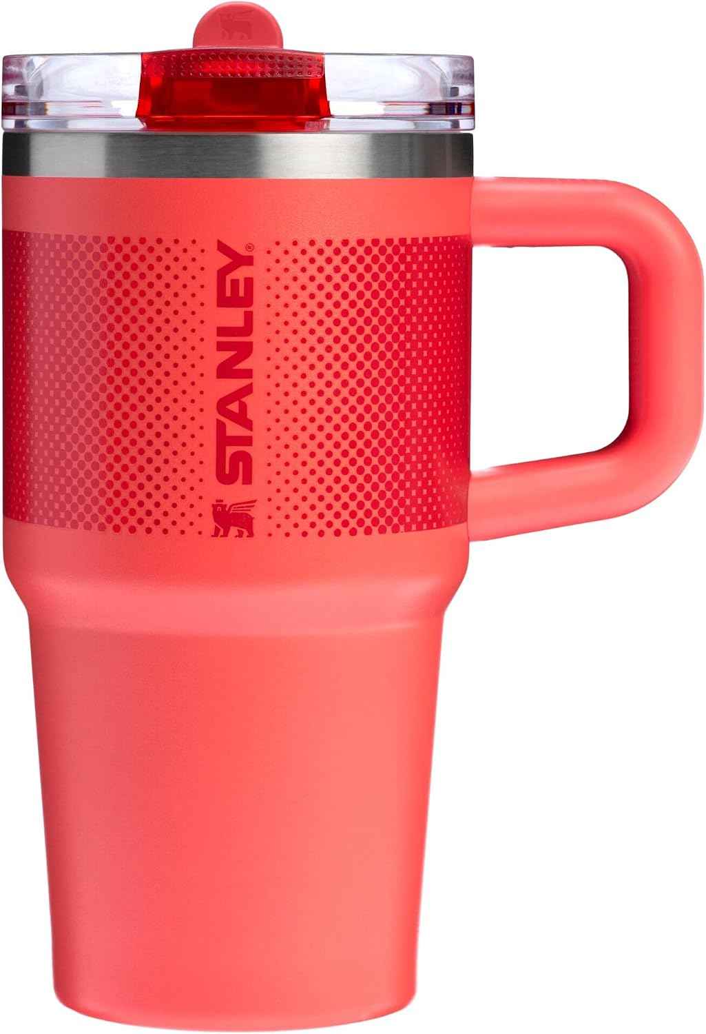 STANLEY Quencher ProTour Flipstraw Tumbler, 20 oz, Hot Coral Fade