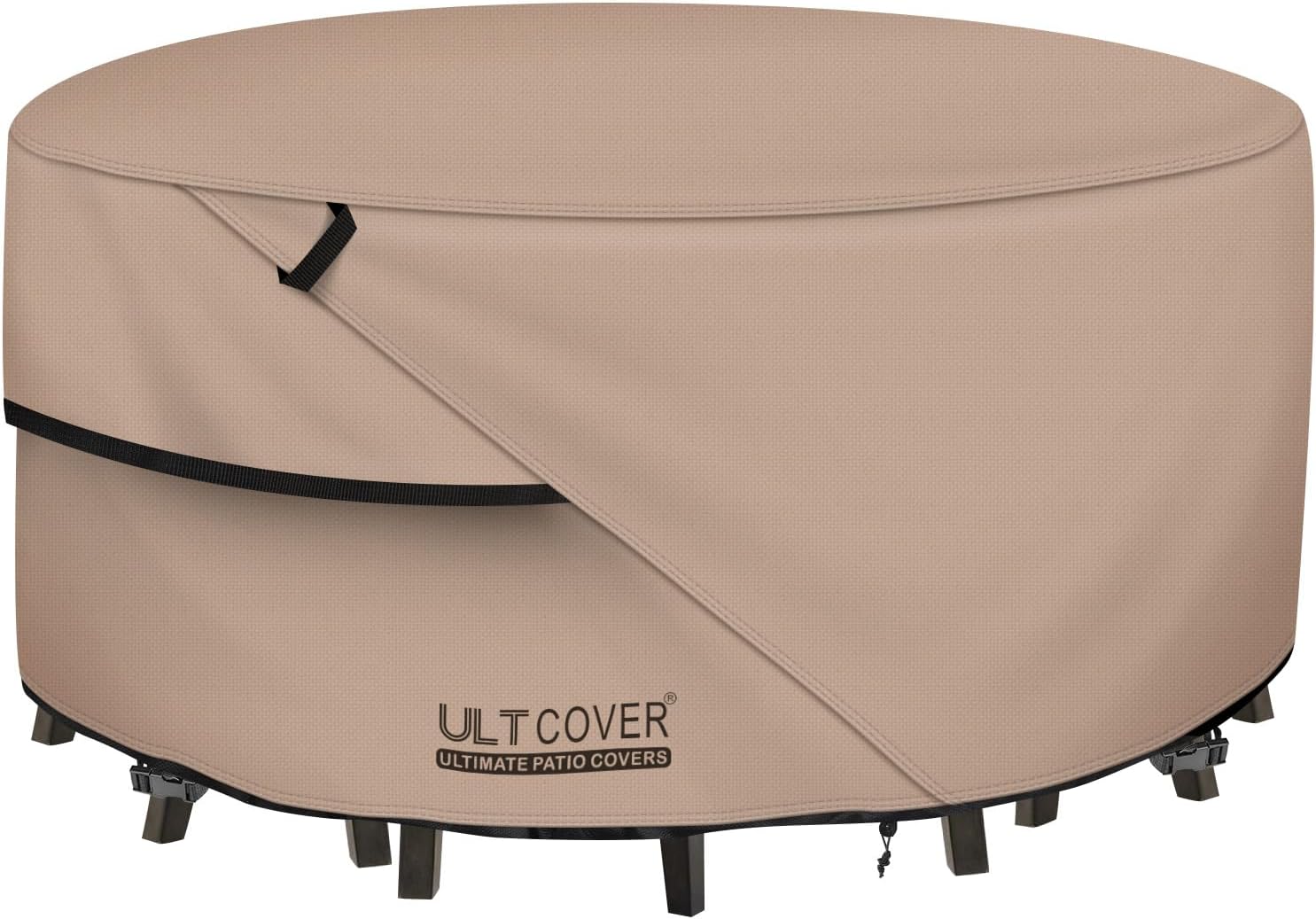 ULTCOVER Waterproof Round Patio Table Cover 48 inch