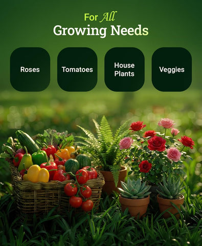 FoxFarm Grow Big Liquid Plant Food - 6-4-4 House Plant Fertilizer for Lush Vegetative Growth, Fast Nutrient Uptake for Roses, Tomatoes & Veggies - 2.5 Gallon Size Concentrate