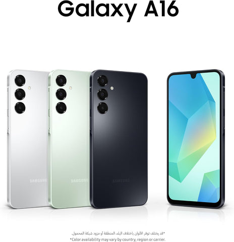 Samsung Galaxy A16 4G LTE (128GB + 4GB) International Model SM-A165F/DS Factory Unlocked, 6.7", Dual SIM, 50MP Triple Camera (Case Bundle), Black