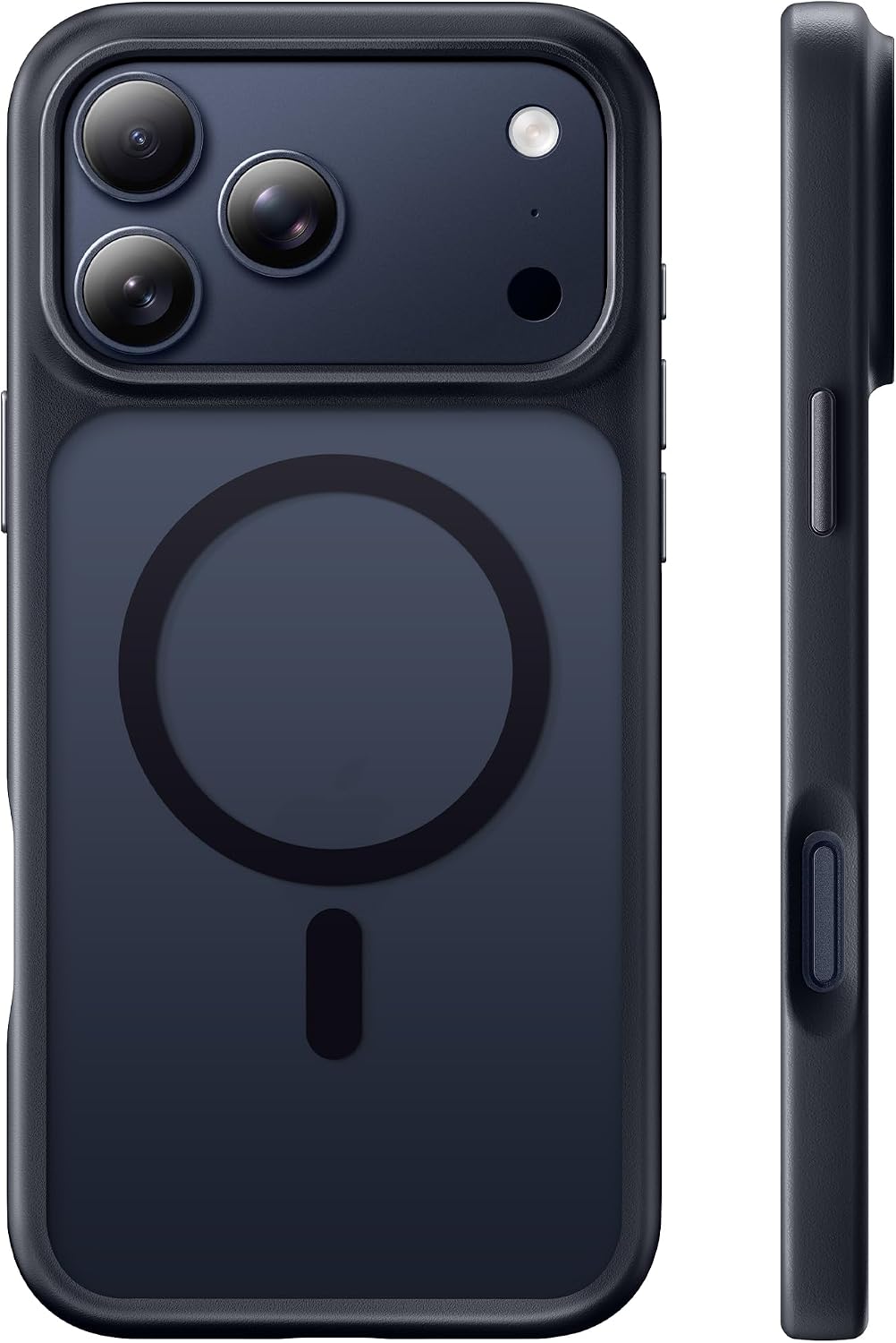 Stronger Magnetic & Translucent for iPhone 17 Pro Case Black