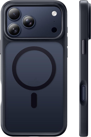 Stronger Magnetic & Translucent for iPhone 17 Pro Case Black