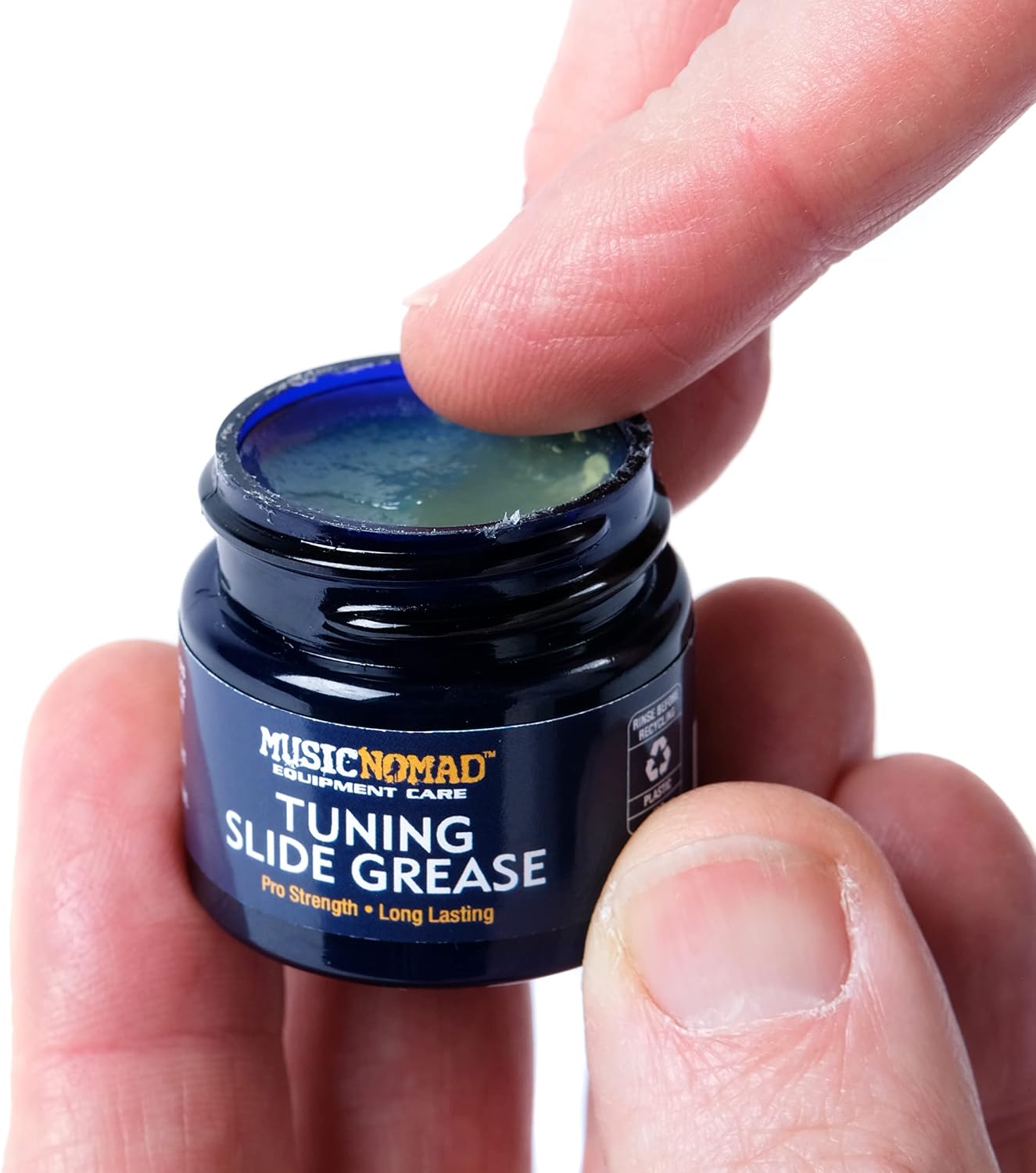 MusicNomad Tuning Slide Grease Lube for Trumpet, Trombone, French Horn, Tuba, Euphonium & other Brass Instruments 0.5 oz./15 mL (MN705)