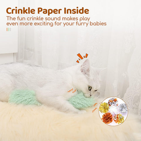 Potaroma Cat Toys Pillows, 3 Pack, Catnip Inside, Indoor Interactive Fun
