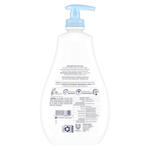 Baby Dove Sensitive Skin Care Baby Wash For Baby Bath Time Rich 20 oz