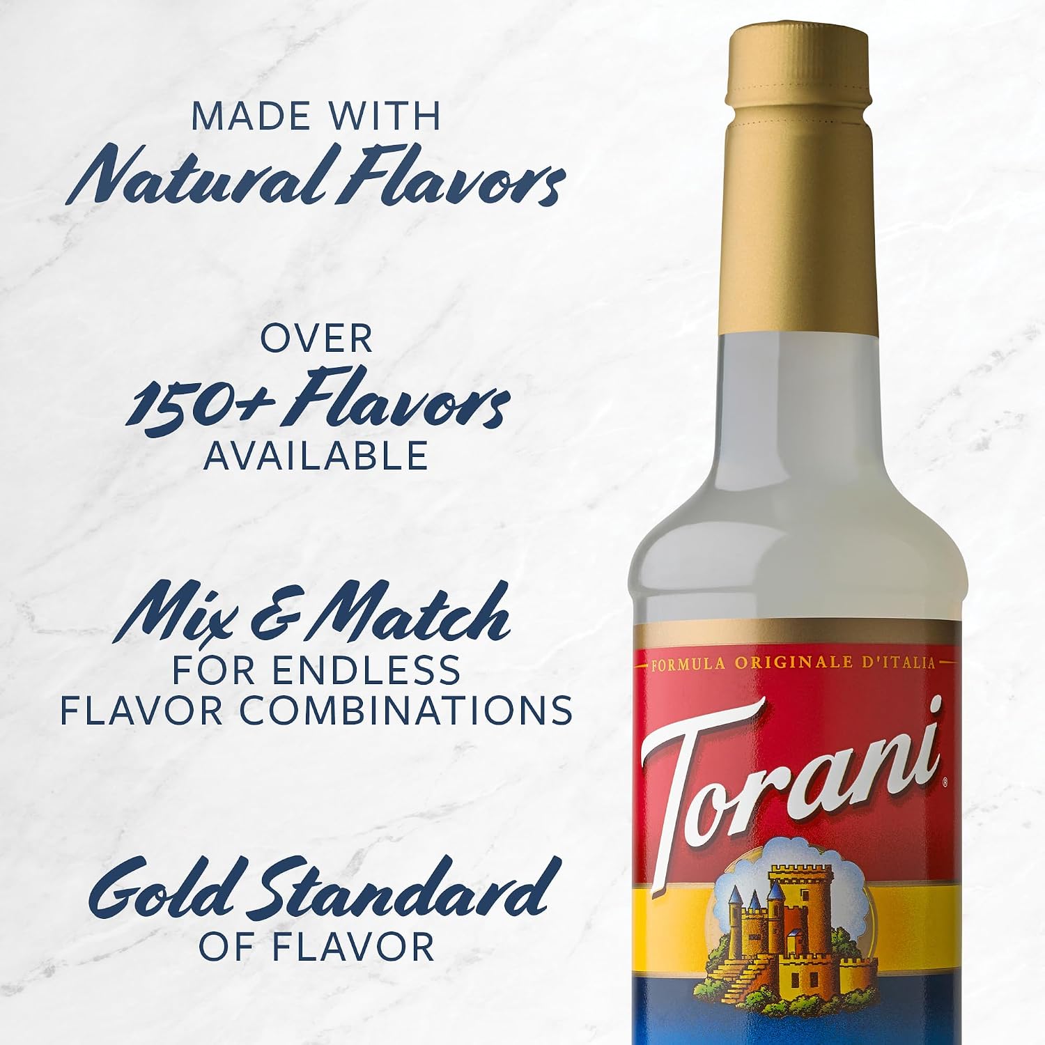 Torani Coconut Flavored Drink Syrup, 25.4 fl oz, 4 Pack