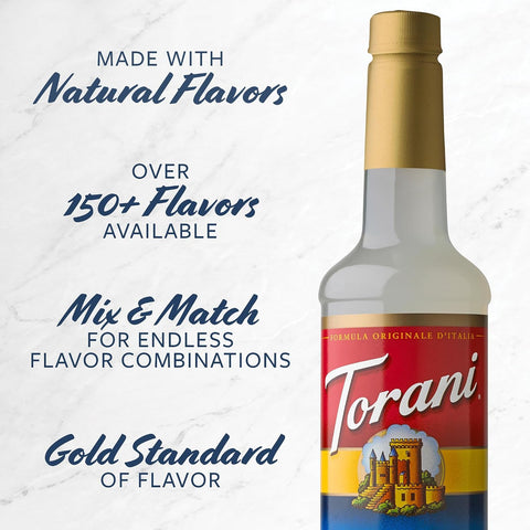 Torani Coconut Flavored Drink Syrup, 25.4 fl oz, 4 Pack