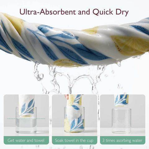 Momcozy Baby Towels, Soft Absorbent Bath Towel for Newborn&Toddler,Lemon