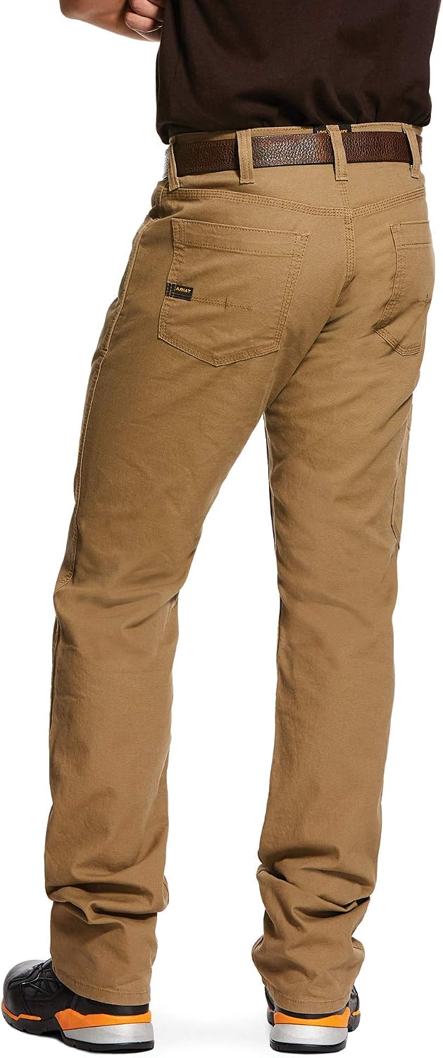 ARIAT Work Rebar M4 Low Rise DuraStretch Made Tough Stackable Straight Leg Pants