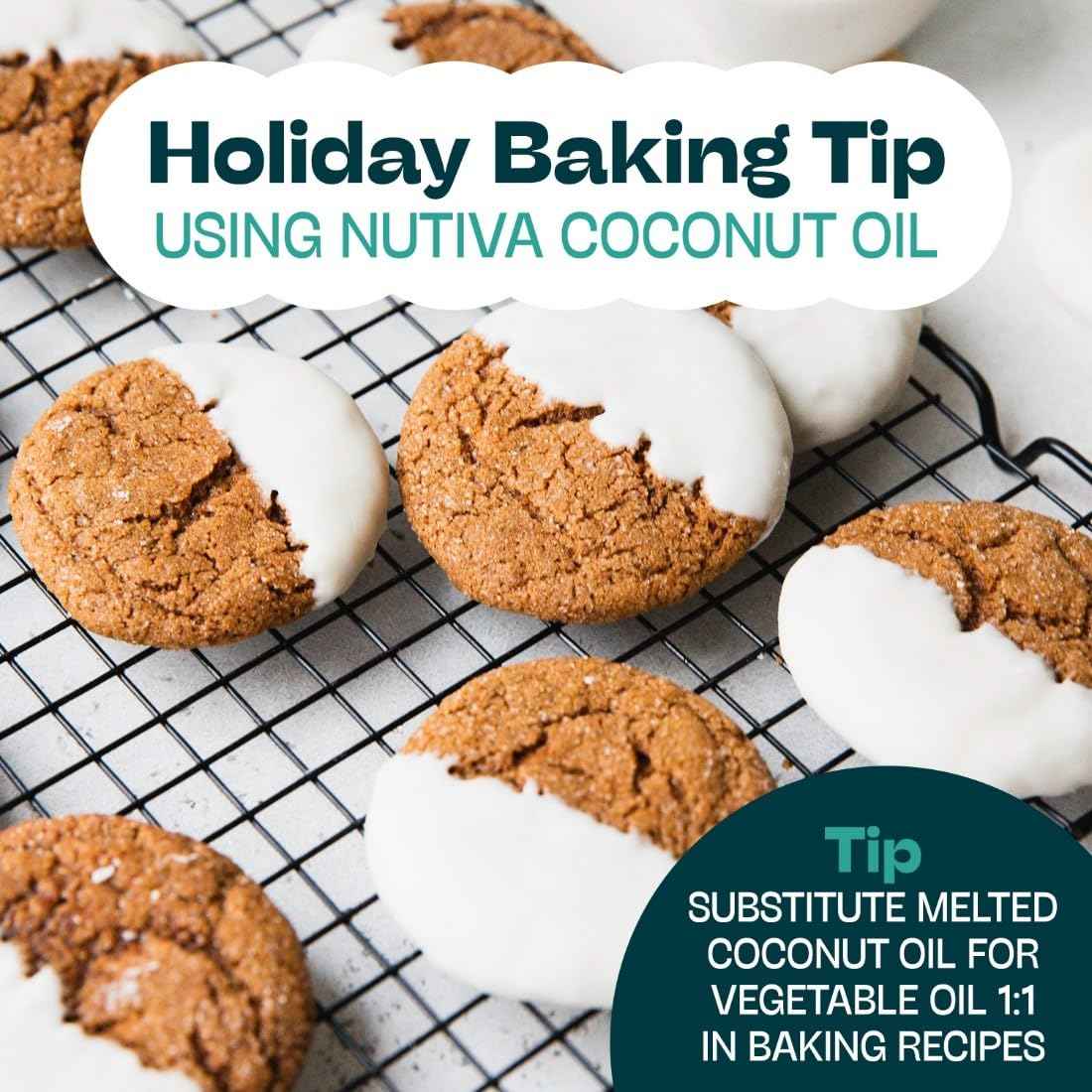 Nutiva, Oil Coconut Extra Virgin Organic, 54 Fl Oz