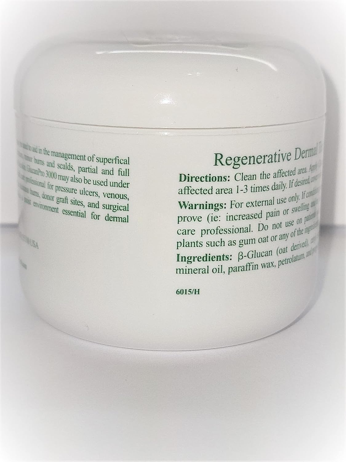 GlucanPro 3000 Oat Beta-Glucan Cream, 3.5 oz. (99Gm), Jar | 1 Count#