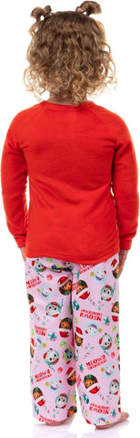 Gabby's Dollhouse Toddler Girls' Meowy Christmas Show Sleep Pajama Set