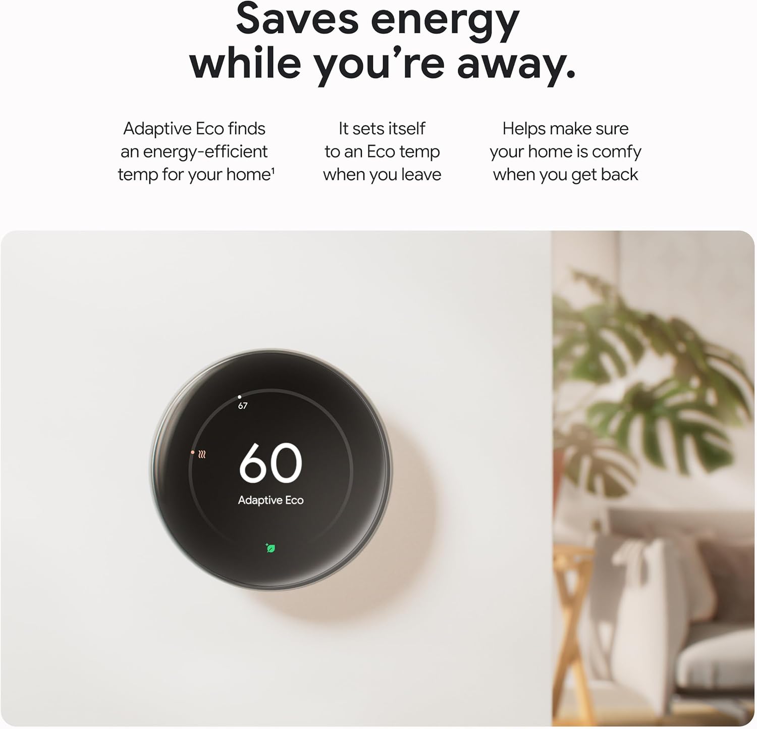 Google Nest Learning Thermostat (4th Gen, 2024) with Nest Temperature Sensor - Energy Saving Smart Thermostat - Compatible with Alexa, Apple HomeKit and Google Home App - Polished Gold